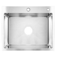 Кухонная мойка AZARIO MIA 600х500х200 нержавеющая сталь, цвет Серебро арт-AZS6050M — фото 1, Кухонные мойки