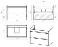 Тумба под раковину арт-BAL-06075-01-012Я — фото 6, Тумбы под раковину