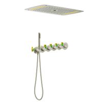 Душевая система встроенная с термостатом Timo Saona никель арт-SX-2319/13SM — фото 4, Встраиваемые душевые комплекты