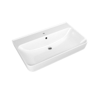 Раковина KIROVIT Олимпия 800 мебельная белый (Вн Крв18) 4640021061091 — фото 1, Раковины встраиваемые сверху