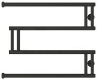 Полотенцесушитель водяной Сунержа High-Tech+ model "M" 500х650 Тёмный титан муар арт-15-4050-5065 — фото 1, Водяные полотенцесушители