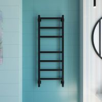 Полотенцесушитель электрический Grota Nosto 430х1200 черный Nosto 430х1200 RAL9005 EL — фото 3, Электрические полотенцесушители