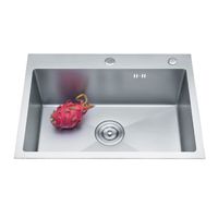 Кухонная мойка AZARIO MIA 600х500х200 нержавеющая сталь, цвет Серебро арт-AZS6050M — фото 4, Кухонные мойки