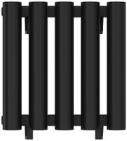 Отопительный радиатор Сунержа Кумир-0 300х330 5 секций Матовый чёрный арт-31-0340-3005 — фото 5, Радиаторы отопления