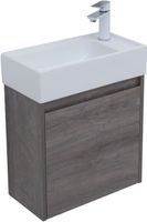 Мебель для ванной Aquanet Nova Lite 50 дуб рошелье (с дверецей) арт-00302529 — фото 4, Комплекты мебели для ванной