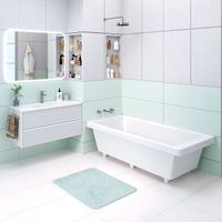 Ванна NESTOR 177 см из литьевого мрамора NOVA GEL / Aqua de Marco 1180WNES_GEL — фото 1, Ванны