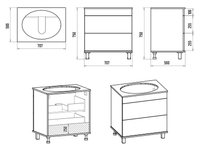 Тумба под раковину арт-ENF-06070-0842Я — фото 5, Тумбы под раковину