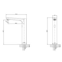 Project Смеситель для раковины монолитный бесконтактный (сенсорный), LM, арт-LM4660CE — фото 1, Смесители для раковины
