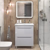 Тумба под раковину VIGO Grani 70 напольная белый (202) — фото 6, Тумбы под раковину