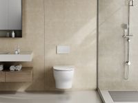 Унитаз ABBER Bequem подвесной белый, безободковый, смыв торнадо арт-AC1128 — фото 4, Подвесные унитазы