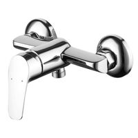 Смеситель для душа Azario с ручным душем, хром арт-AZ-HU245905 — фото 1, Смеситель для душа