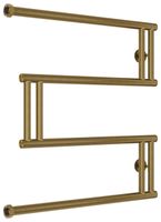 Полотенцесушитель водяной Сунержа High-Tech+ model "M" 600х600 Состаренная бронза арт-05-4050-6060 — фото 4, Водяные полотенцесушители