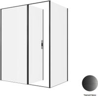 Душевой уголок Allen Brau Priority 160x100 3.31039.BBA + 3.31048.BBA черный браш 3.31039.BBA + 3.31048.BBA — фото 4, Прямоугольные душевые уголки