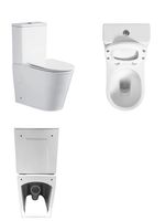 Унитаз PIERA Tornado напольный безободковый Ceruttispa CT10560 (630х350х795) Ceruttispa — фото 5, Напольные унитазы