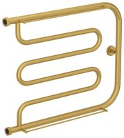 Полотенцесушитель водяной Сунержа Лира 2 полки+ 500х650 Матовое золото арт-032-4012-5065 — фото 4, Водяные полотенцесушители