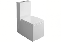 Бачок SIMAS FROZEN на чашу унитаза моноблок цвет белый FZ09 — фото 2, Комплектующие для туалета