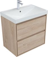 Тумба с раковиной Aquanet Милан 70 цв. дуб светлый арт-00340168 — фото 14, Тумбы с раковиной