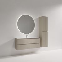 Товар: Тумба подвесная SANCOS Snob R 1195х390х500, c двумя ящиками оснащенными доводчиками, Beige Soft , арт. арт-SNR120/39CE - фото 4 Тумба подвесная SANCOS Snob R 1195х390х500, c двумя ящиками оснащенными доводчиками, Beige Soft , арт. арт-SNR120/39CE — фото 4, Тумбы под раковину