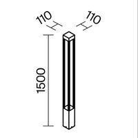 Садово-парковый светильник Outdoor O424FL-L20GF — фото 9, Уличное освещение