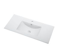 Раковина Orange B03-1000w встраиваемая, белый — фото 10, Раковины встраиваемые сверху