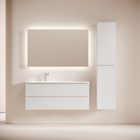 Товар: Тумба подвесная SANCOS Folk левая 1195х445х500, c двумя ящиками оснащенными доводчиками, Bianco, арт.FL120LW - фото 4 Тумба подвесная SANCOS Folk левая 1195х445х500, c двумя ящиками оснащенными доводчиками, Bianco, арт.FL120LW — фото 4, Тумбы под раковину