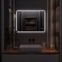 Зеркало с LED-подсветкой SIRIUS (60*80) /AQUA DE MARCO SIR60/80 — фото 6, Зеркала в ванную комнату