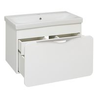 Тумба подвесная SKANDI 80 /белая/ AQUA DE MARCO 2080WCSCA/H — фото 3, Тумбы под раковину