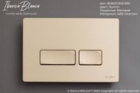 Комплект 3в1 IBERICA BLANCA инсталляция SILENCIO, унитаз BILBAO ALTO белый, кнопка смыва ESTI-R золото матовое (IB001.BLA.231.215) — фото 8, Комплекты унитаз + инсталляция