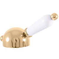 KR3519Z LABE - Ручка для смесителя (серия 5) МЕТАЛЛ/КЕРАМИКА, ЦВЕТ ЗОЛОТО — фото 1, Комплектующие для смесителей