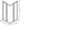 Ограждение VIVA90B N душевое Ceruttispa без поддона (90x90x195) — фото 486, Прямоугольные душевые уголки