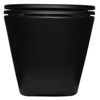 Унитаз подвесной Azario Teramo 490х345х355 безободковый, слив скрытое торнадо, быстросъемное сиденье микролифт, черный матовый арт-AZ-0052-UQ3MB — фото 9, Подвесные унитазы