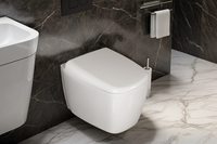 Унитаз ROMINA Aria Tornado подвесной безободковый со смывом торнадо Ceruttispa CT10613 (520х345х365) — фото 2, Подвесные унитазы