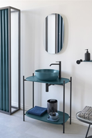 Зеркало Scarabeo с подсветкой с розеткой и выключателем 100х45 овальное арт-2207 — фото 4, Зеркала в ванную комнату