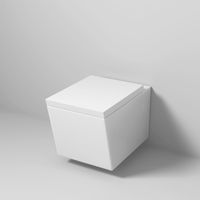 Унитаз подвесной Grossman Cristal (540х355х360) безободковый,белый с толстой крышкой,микролифт,1 место арт-GR-4495 — фото 1, Подвесные унитазы