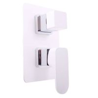 Товар: Смеситель Yukon для ванной, душа скрытого монтажа, ХРОМ/БЕЛЫЙ, YU186KCB - фото 1 Смеситель Yukon для ванной, душа скрытого монтажа, ХРОМ/БЕЛЫЙ, YU186KCB — фото 1, Смеситель для ванны