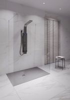 Душевой поддон, SOLID 100х90 GREY MATT, SOLID 1237832 — фото 4, Душевые поддоны