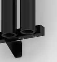 Отопительный радиатор Сунержа Кумир-0 EU50 правый 500х190 3 секции Матовый чёрный арт-31-0351-5003 — фото 2, Радиаторы отопления