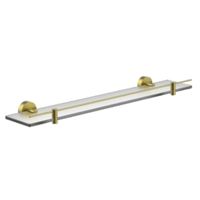 Полка стеклянная Raglo , золотой сатин арт-R320.07.03 — фото 1, Полки для ванной и душа