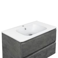 Раковина VCB-2VP800W из искусственного камня, цвет белый — фото 1, Раковины встраиваемые сверху