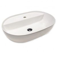 Раковина HATRIA HAPPY HOUR накладная с одним отверстием без перелива цвет белый арт-Y8AM01 — фото 1, Раковины накладные