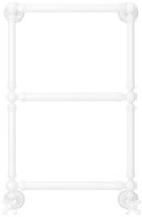 Полотенцесушитель водяной Сунержа Ренессанс 1304 660х400 Матовый белый арт-30-0280-6640 — фото 1, Водяные полотенцесушители