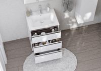 GAP Мебельная раковина 60, белая, ROCA арт-73279A8000 — фото 4, Раковины встраиваемые сверху