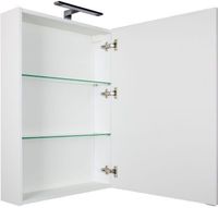 Зеркальный шкаф Aquanet Алвита 60 белый арт-00183994 — фото 5, Зеркальные шкафы в ванную