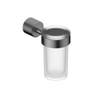 Стакан для зубных щеток с держателем ABBER Osten 316 AA1861BGG оружейная сталь брашированная — фото 1, Стаканы для зубных щеток