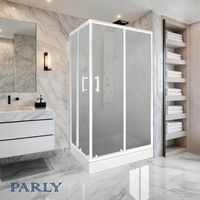 Ограждение VIVA90B N душевое Ceruttispa без поддона (90x90x195) — фото 365, Прямоугольные душевые уголки