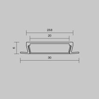 Товар: Профиль Led Strip 632018 - фото 2 Профиль Led Strip 632018 — фото 2, Комплектующие для освещения