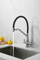 Смеситель для кухни с подключением фильтра BELZ, сатин арт-B78815-1 — фото 3, Смесители для кухни