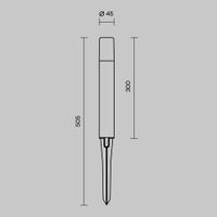 Ландшафтный светильник Outdoor O416FL-L3B3K1 — фото 8, Уличное освещение