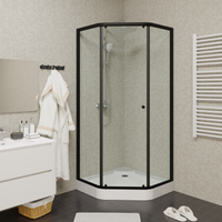 Ограждение VIVA90B N душевое Ceruttispa без поддона (90x90x195) — фото 56, Прямоугольные душевые уголки