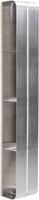 Полка Aquanet Магнум 15x100 сталь браш, вертикальная 00334114 — фото 1, Полки для ванной и душа